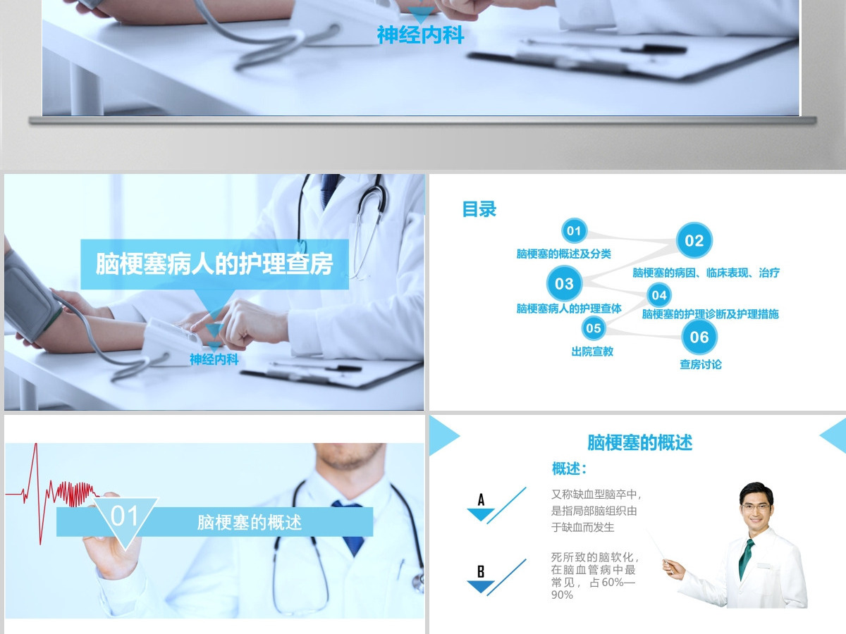 脑梗塞病人的护理查房PPT 脑梗塞病人的护理查房PPT