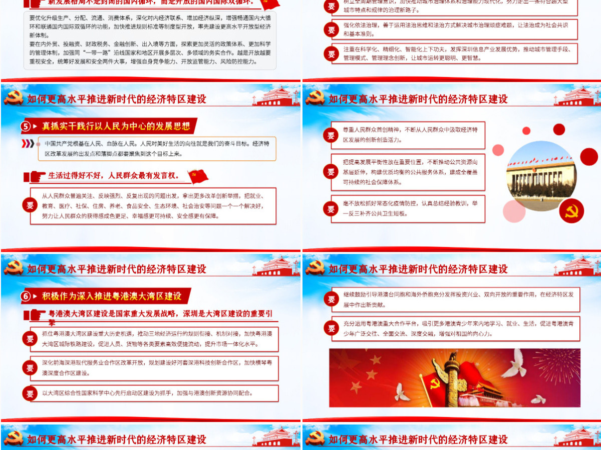大气党建风深圳经济特区建立40周年庆祝大会PPT-含讲稿 大气党建风深圳经济特区建立40周年庆祝大会PPT-含讲稿