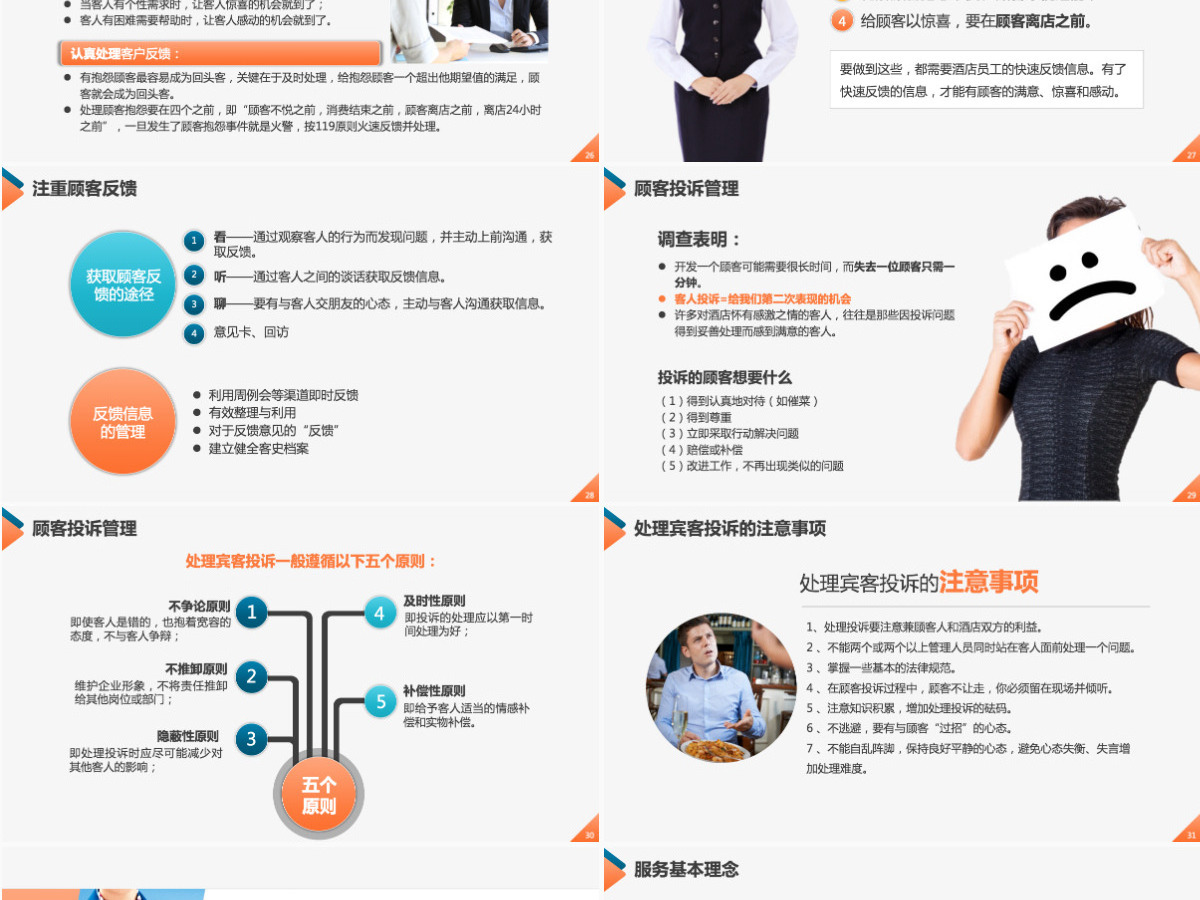 原创服务质量管理提升酒店服务礼仪培训PPT