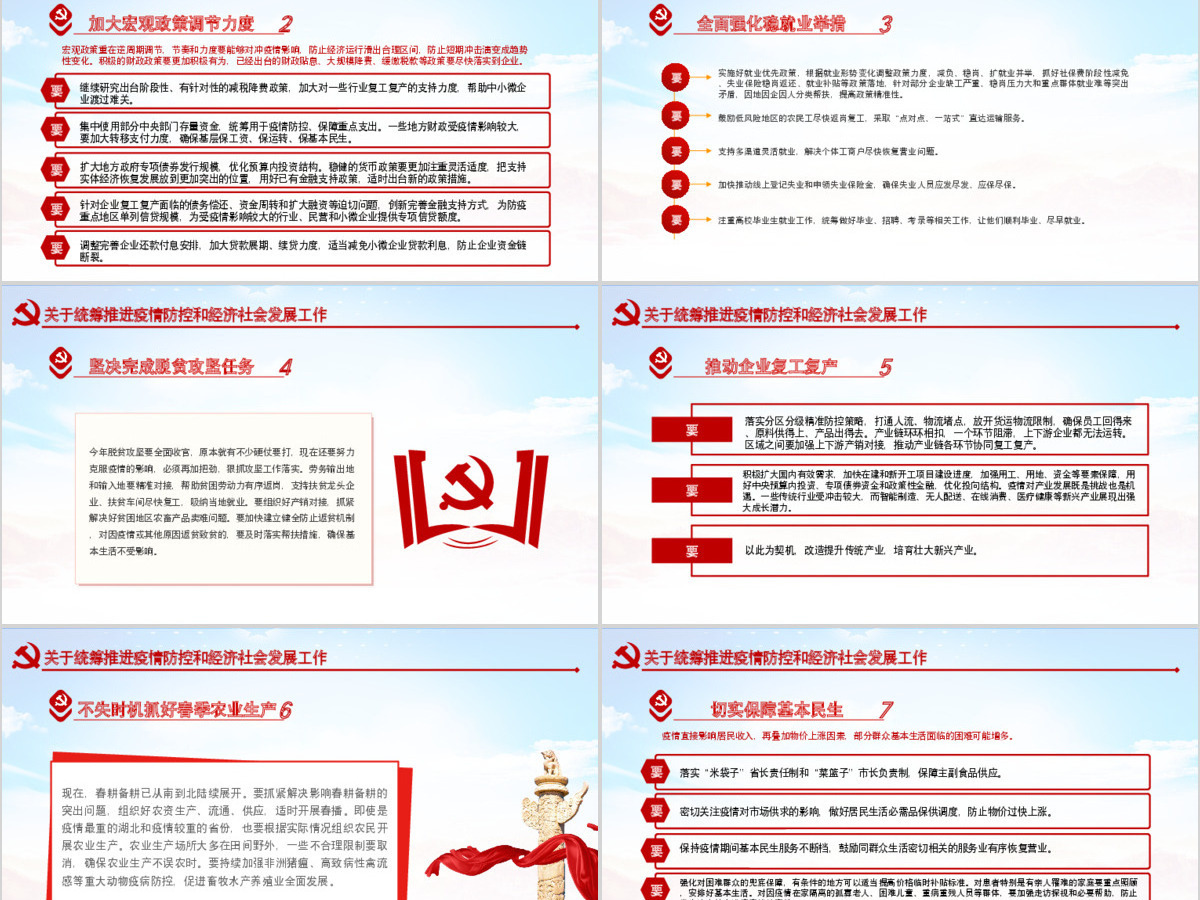 原创在统筹推进新冠肺炎疫情防控和经济社会发展工作部署会议上的讲话疫情党课