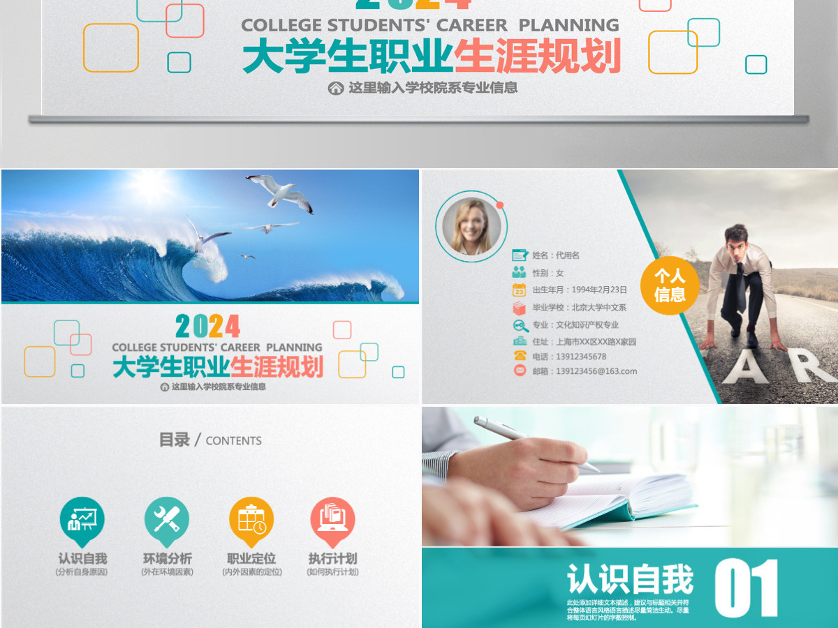 梦想飞翔企业公司大学生职业生涯 规划PPT模板 梦想飞翔企业公司大学生职业生涯 规划PPT模板