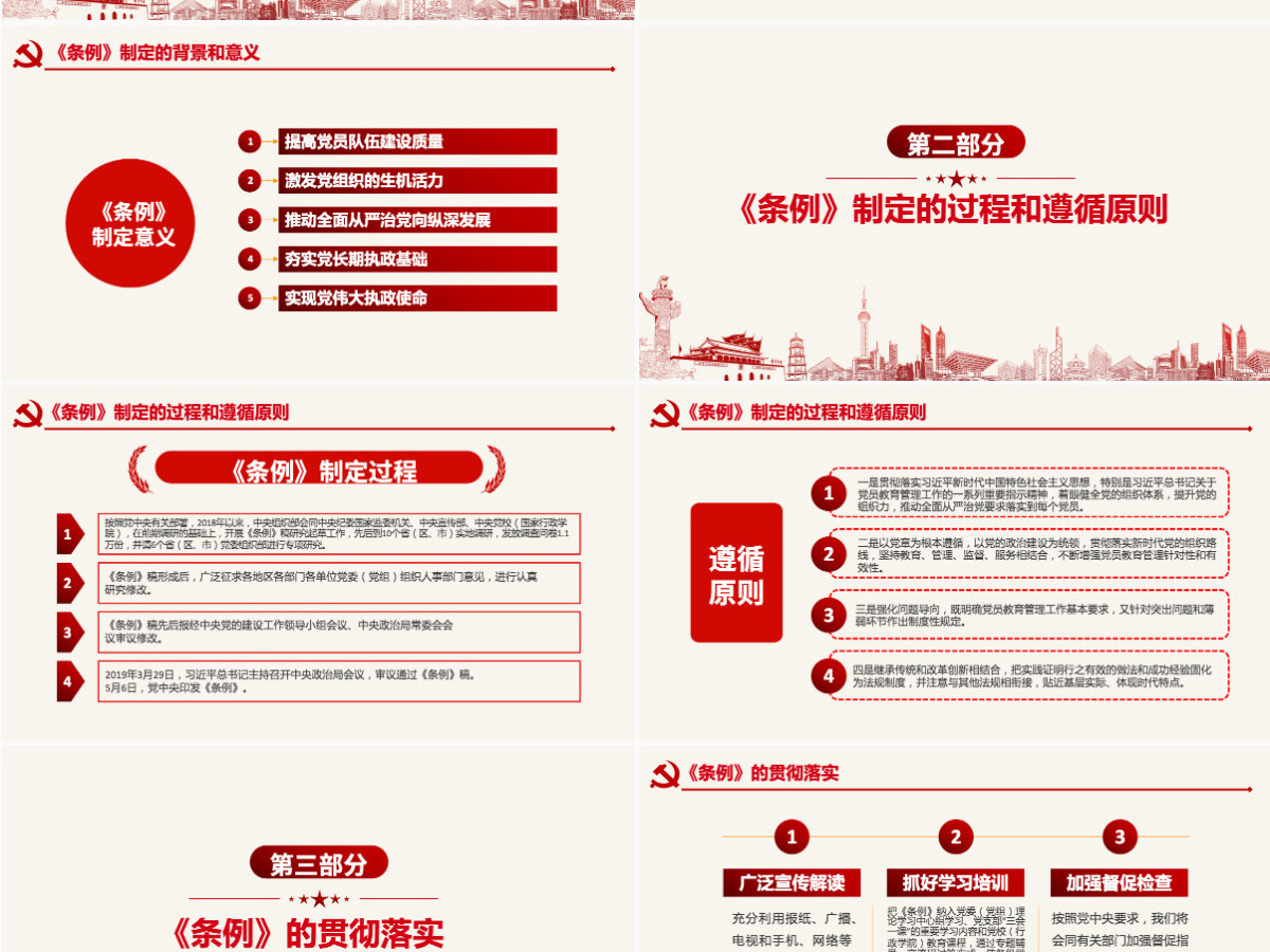 原创学习解读中国共产党党员教育管理工作条例PPT-含讲稿 原创学习解读中国共产党党员教育管理工作条例PPT-含讲稿