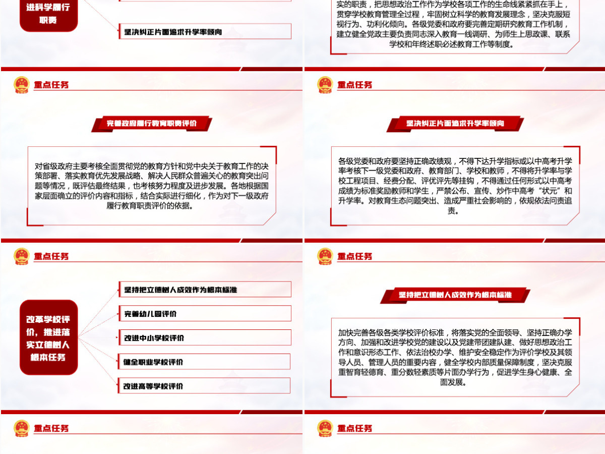 炫彩时尚深化新时代教育评价改革总体方案学习解读ppt-含讲稿 炫彩时尚深化新时代教育评价改革总体方案学习解读ppt-含讲稿
