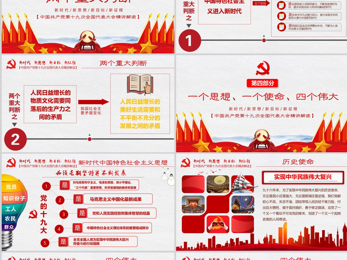 中国共产党第十九次全国代表大会精讲解读 中国共产党第十九次全国代表大会精讲解读