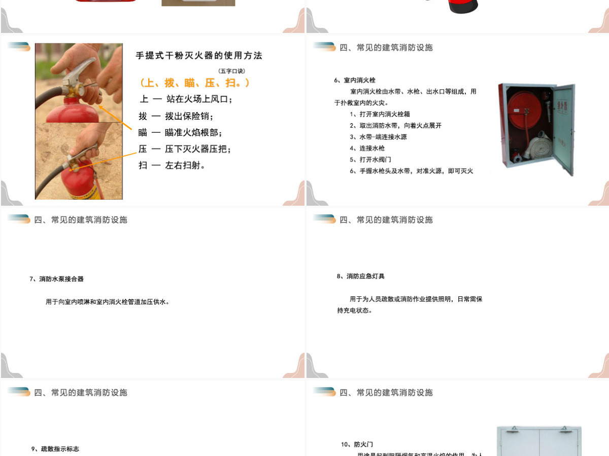 高层建筑物业消防安全知识培训清新简约增强消防意识PPT 高层建筑物业消防安全知识培训清新简约增强消防意识PPT