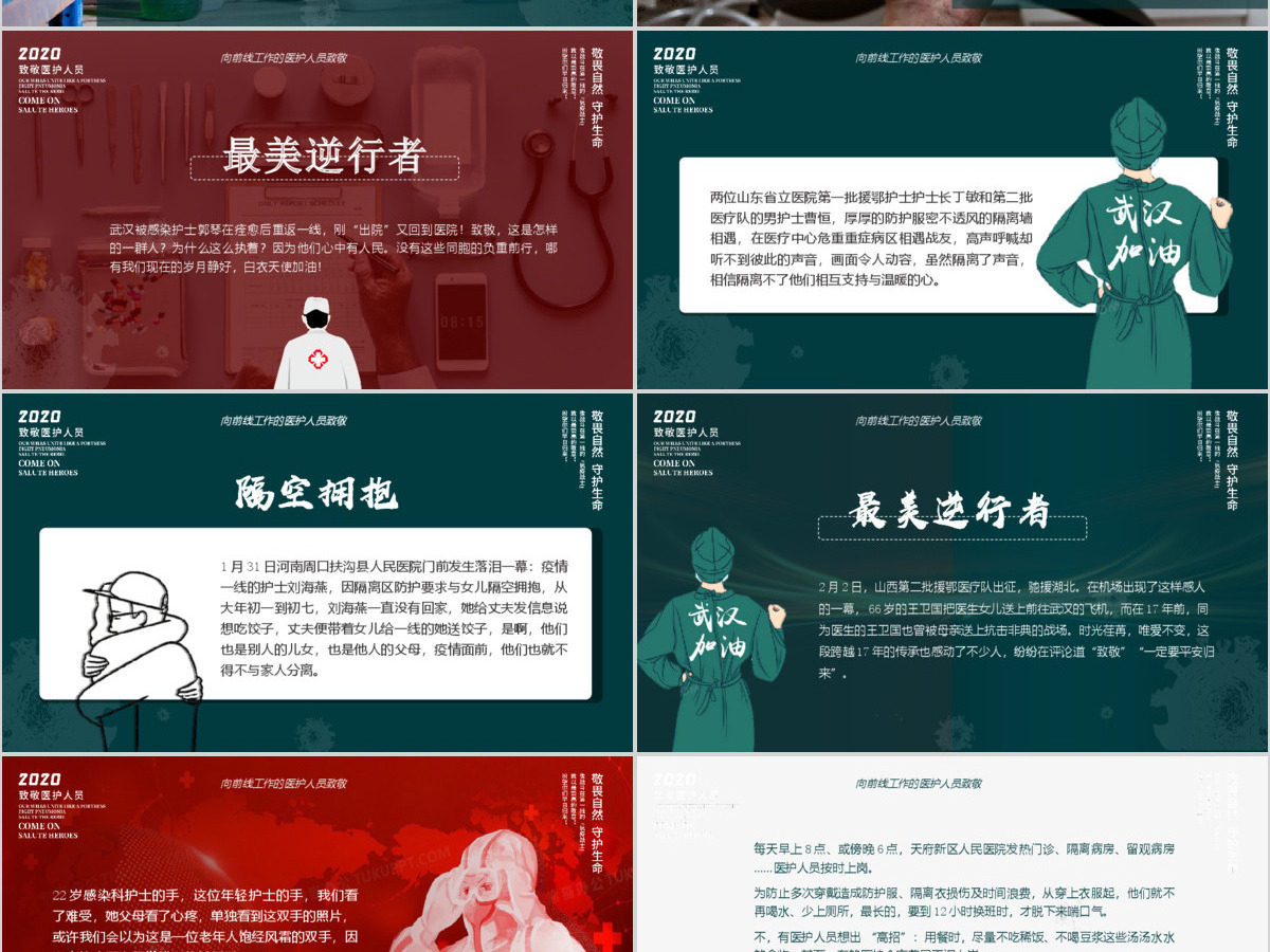 致敬最美逆行者(武汉加油)护士 致敬最美逆行者(武汉加油)护士