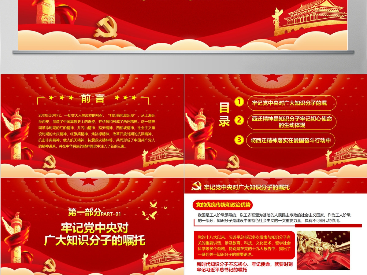 红色党政党课学习弘扬西迁精神砥砺初心使命PPT-含讲稿 红色党政党课学习弘扬西迁精神砥砺初心使命PPT-含讲稿