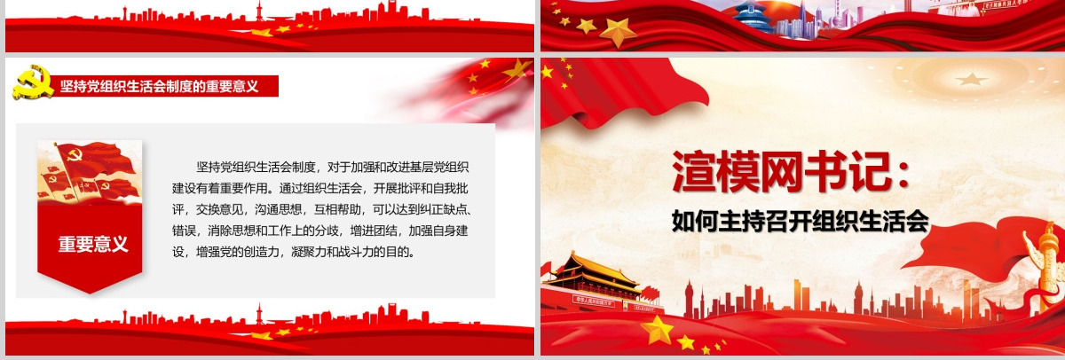 党支部书记如何主持召开组织生活会ppt