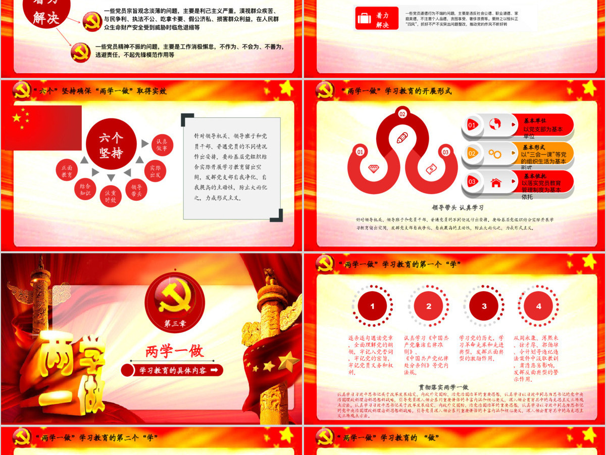 推进两学一做学习教育常态化制度化PPT 推进两学一做学习教育常态化制度化PPT