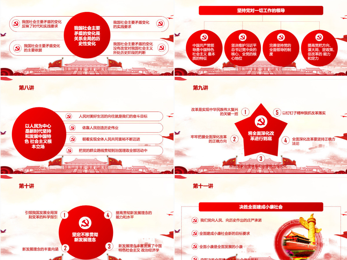 新时代中国特色社会主义思想三十讲PPT--含讲稿 新时代中国特色社会主义思想三十讲PPT--含讲稿
