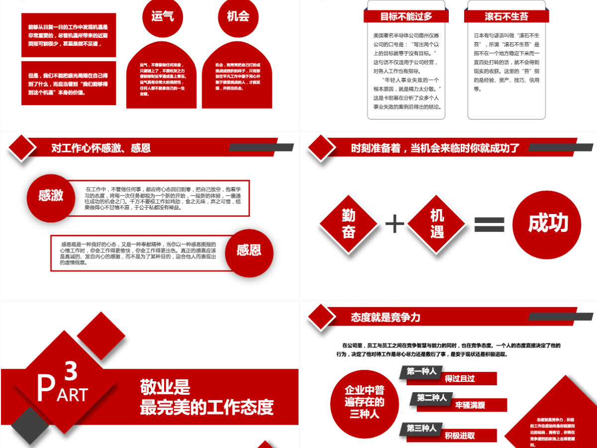 原创企业公司新员工入职培训为谁工作PPT模板