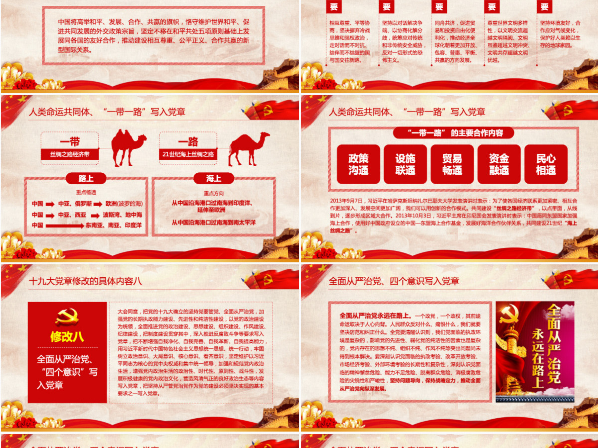 学习解读党的十九大党章修改内容PPT课件 学习解读党的十九大党章修改内容PPT课件