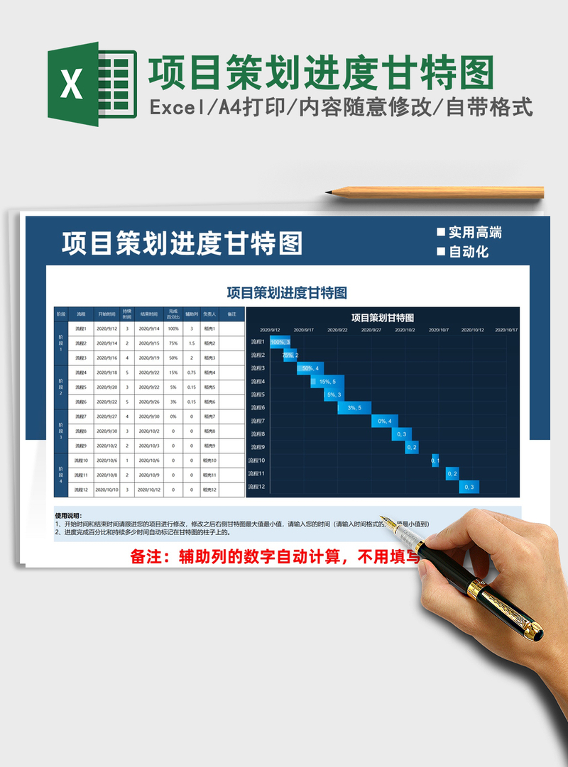 2021年项目策划进度甘特图 2021年项目策划进度甘特图