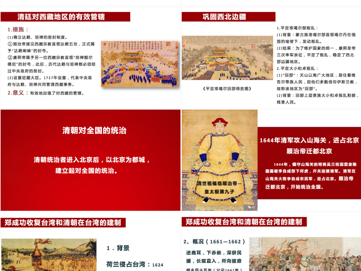 七年级下册历史课件统一多民族国家的巩固与发展PPT模板 七年级下册历史课件统一多民族国家的巩固与发展PPT模板