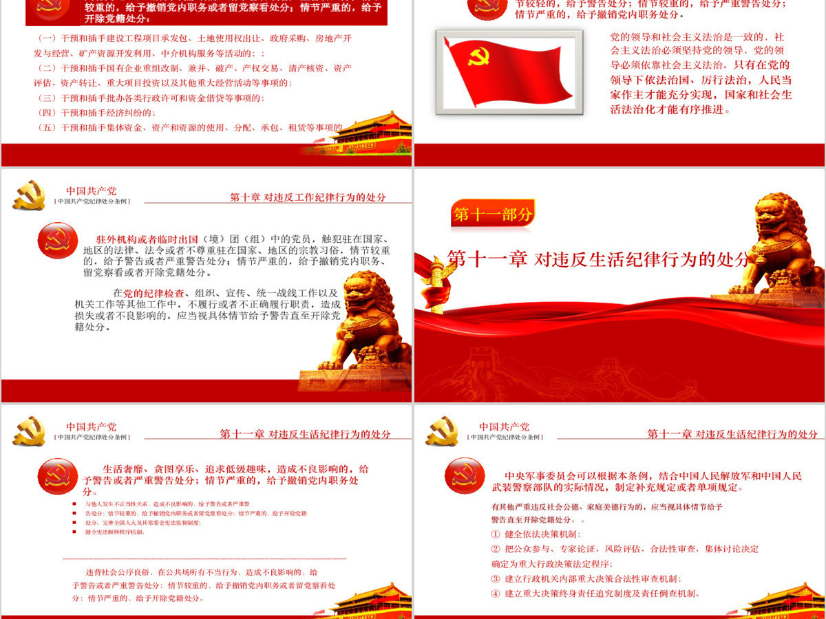 学习中国共产党廉洁自律准则条例解读ppt