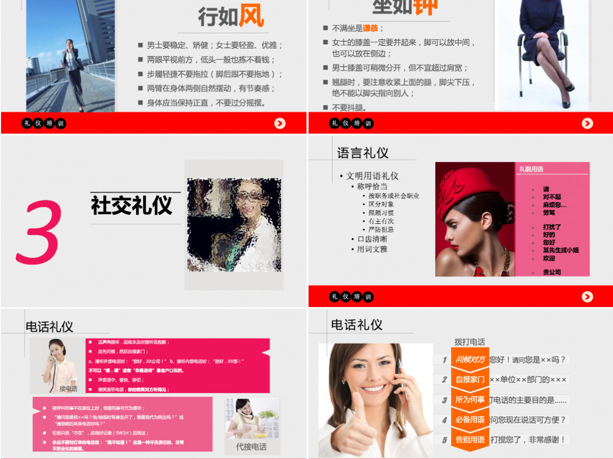 职场商务礼仪培训ppt