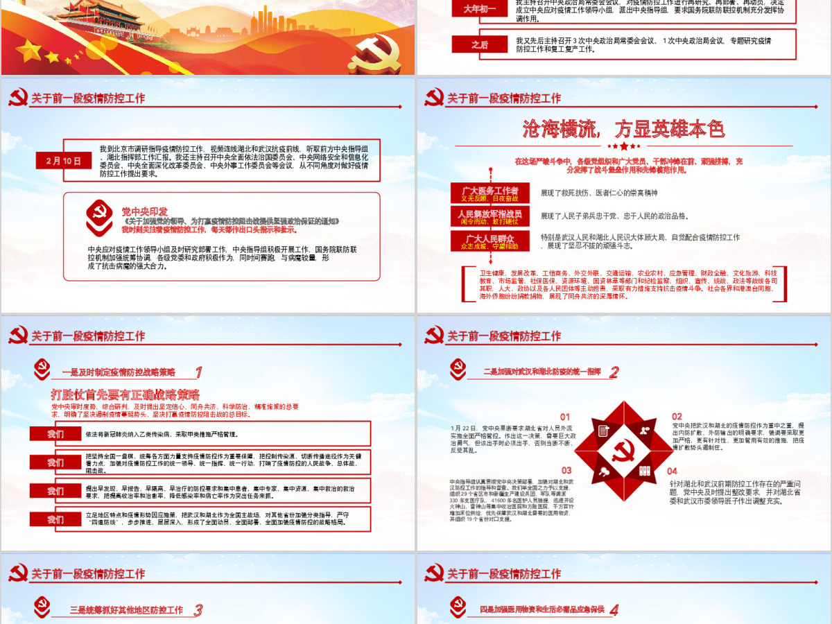 原创在统筹推进新冠肺炎疫情防控和经济社会发展工作部署会议上的讲话疫情党课