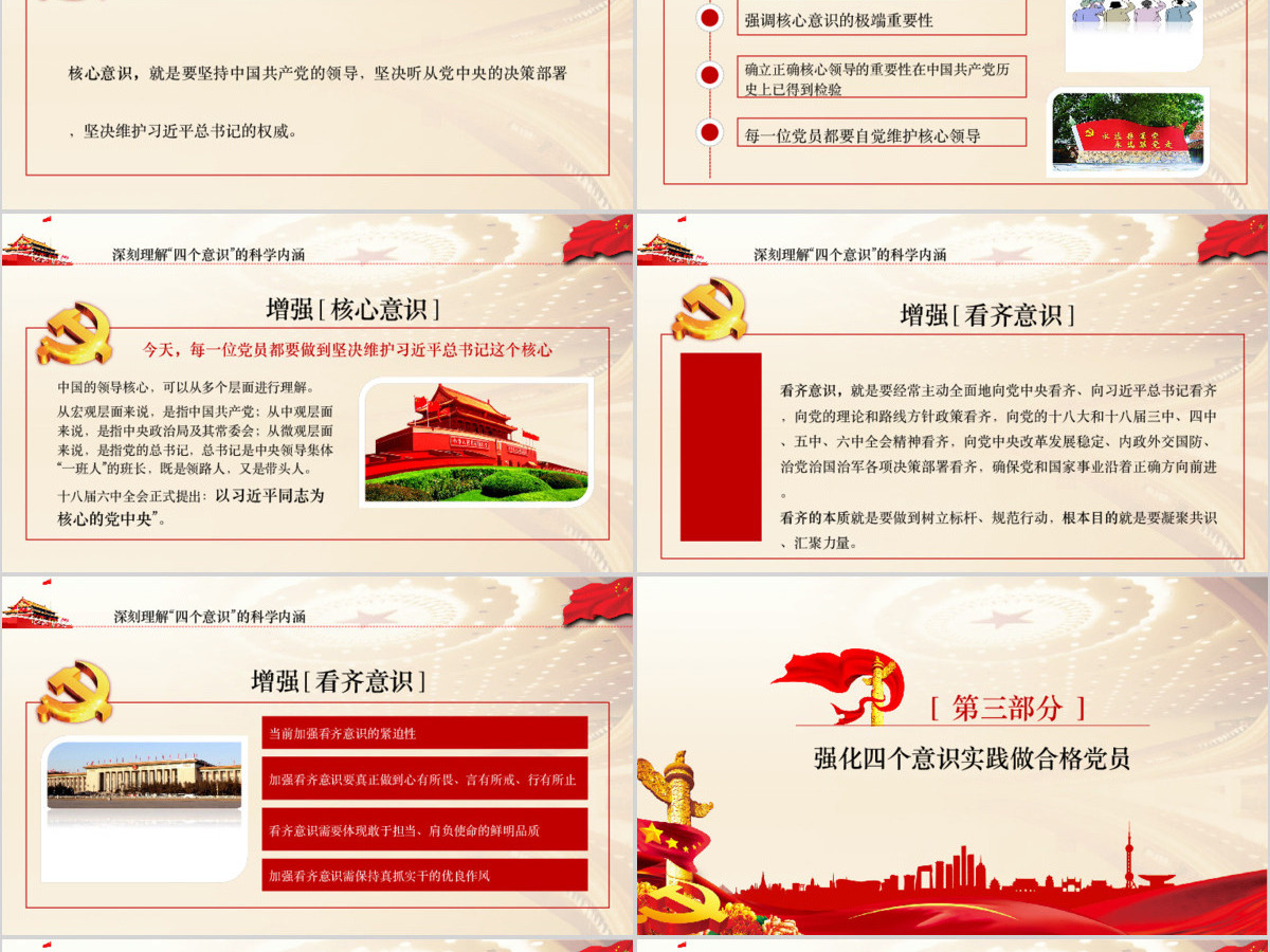 四个意识争做合适共产党员 四个意识争做合适共产党员