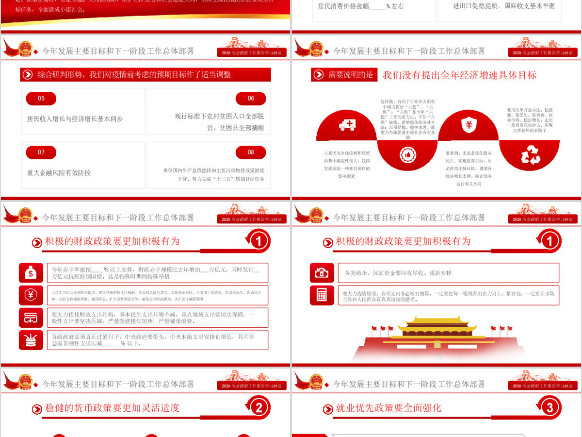 大气2020全国两会政府工作报告学习解读ppt 大气2020全国两会政府工作报告学习解读ppt