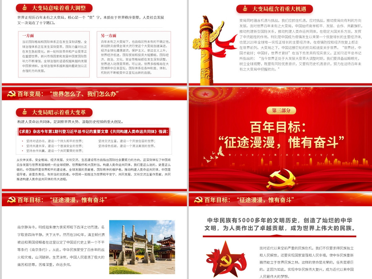 百年恰是风华正茂庆祝建党100周年七一建党PPT-含讲稿 百年恰是风华正茂庆祝建党100周年七一建党PPT-含讲稿
