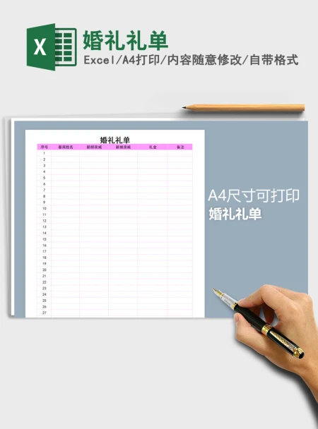2021年婚礼礼单 2021年婚礼礼单