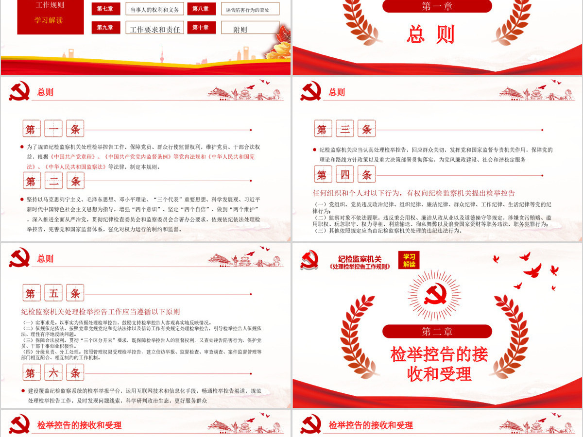 原创纪检监察机关处理检举控告工作规则解读ppt 原创纪检监察机关处理检举控告工作规则解读ppt