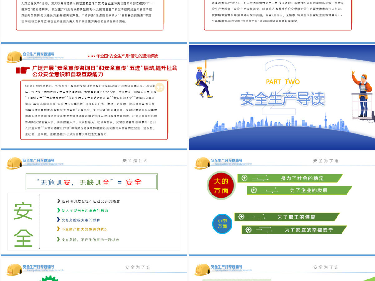 2022安全生产月简洁大气遵守安全生产法当好第一责任人企业安全生产专题课件PPT 2022安全生产月简洁大气遵守安全生产法当好第一责任人企业安全生产专题课件PPT