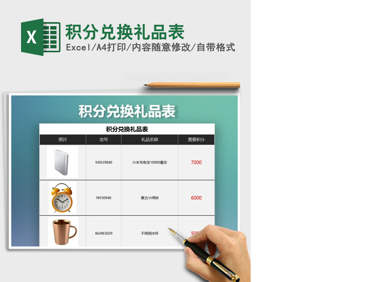 2021年积分兑换礼品表 2021年积分兑换礼品表