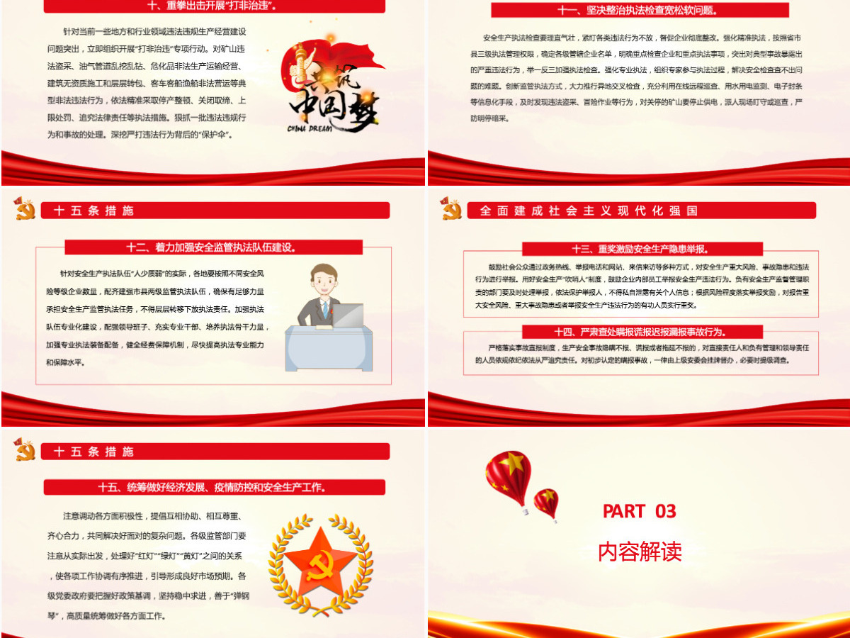 2022年安全生产十五条措施强化安全生产责任落实坚决防范遏制重特大事故专题课件PPT-含讲稿