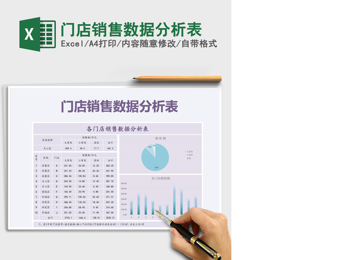 2021年门店销售数据分析表 2021年门店销售数据分析表