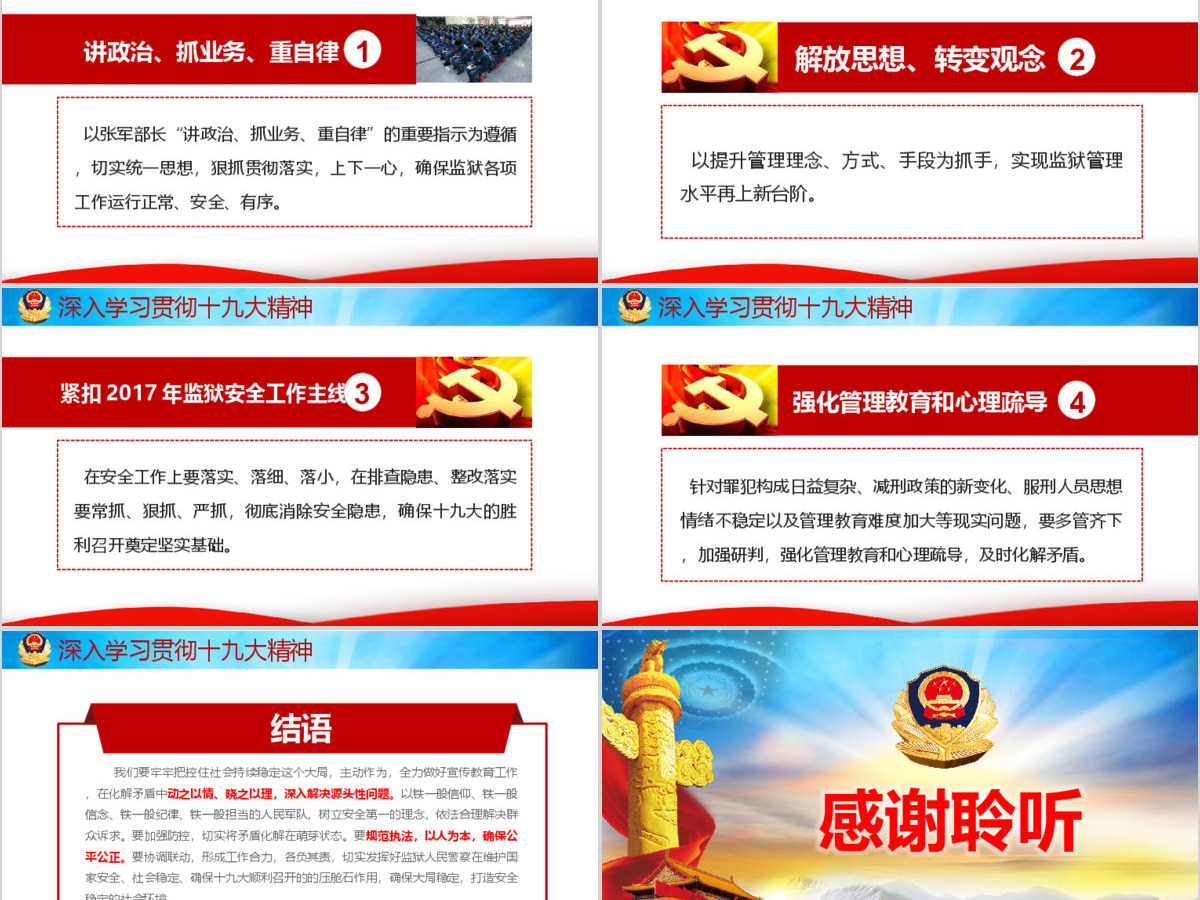 原创弘扬职业精神打造监狱铁军监狱微党课PPT-版权可商用 原创弘扬职业精神打造监狱铁军监狱微党课PPT-版权可商用