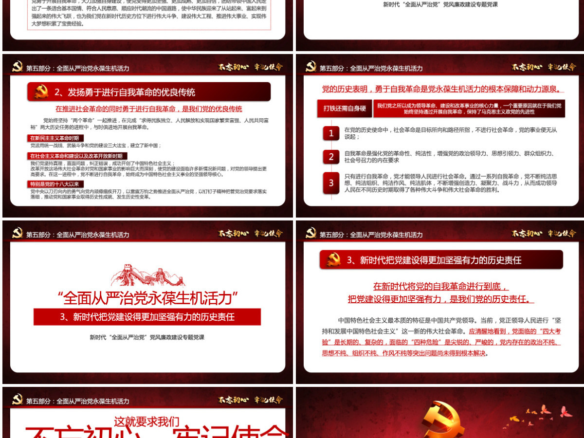 原创新时代全面从严治党PPT基层党员干部党风廉政建设微党课课件教案-含讲稿 原创新时代全面从严治党PPT基层党员干部党风廉政建设微党课课件教案-含讲稿
