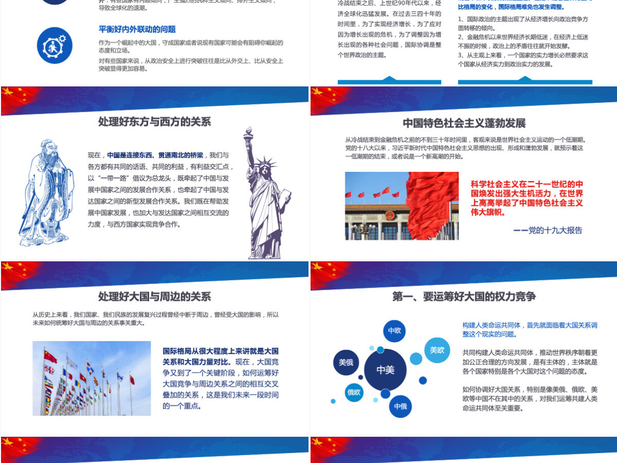 构建人类命运共同体大国担当PPT 构建人类命运共同体大国担当PPT