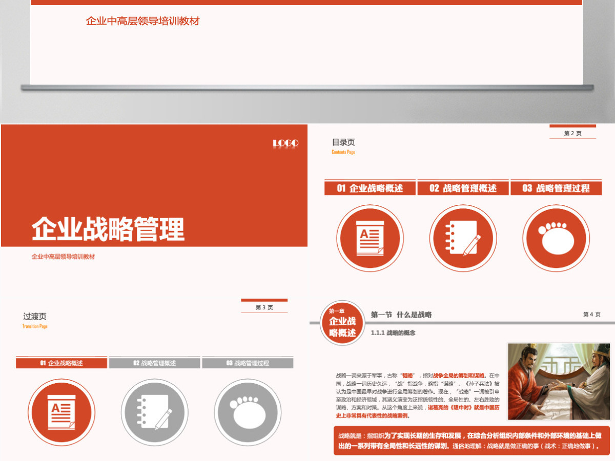 企业战略管理行业PPT模版 企业战略管理行业PPT模版