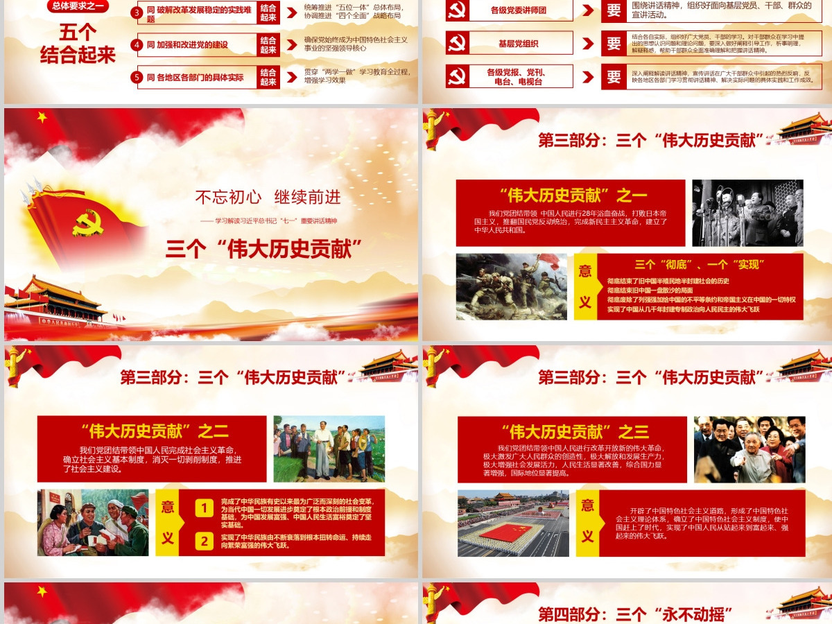 中国共产党百年辉煌--含讲稿