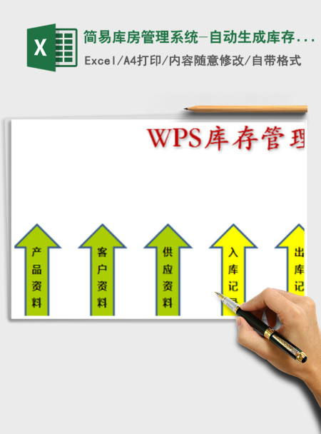 2021年简易库房管理系统-自动生成库存报表 2021年简易库房管理系统-自动生成库存报表