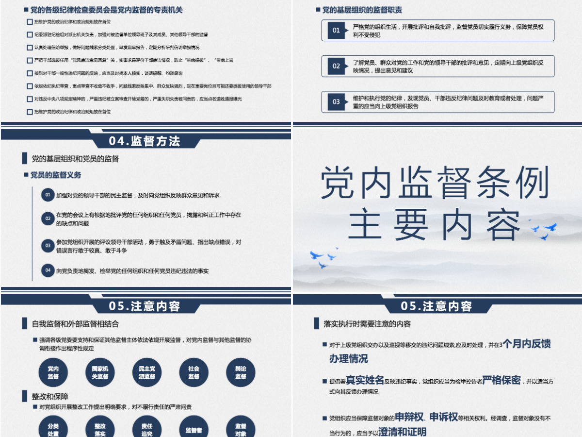 全面解读党内监督条例党政党课学习 全面解读党内监督条例党政党课学习