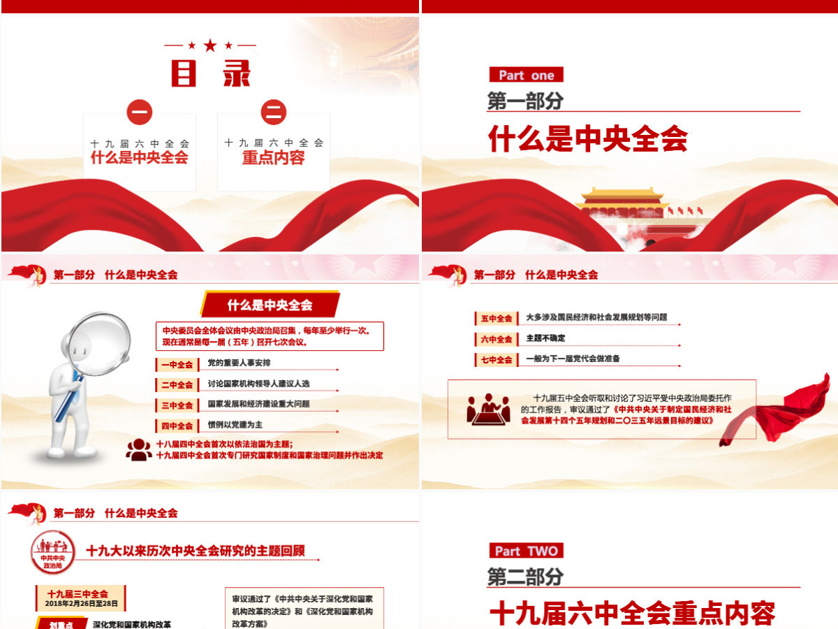 2021年十九届六中全会公报精神ppt课件-含讲稿