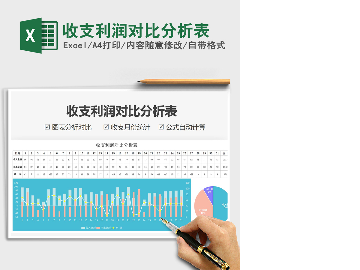2021年收支利润对比分析表 2021年收支利润对比分析表