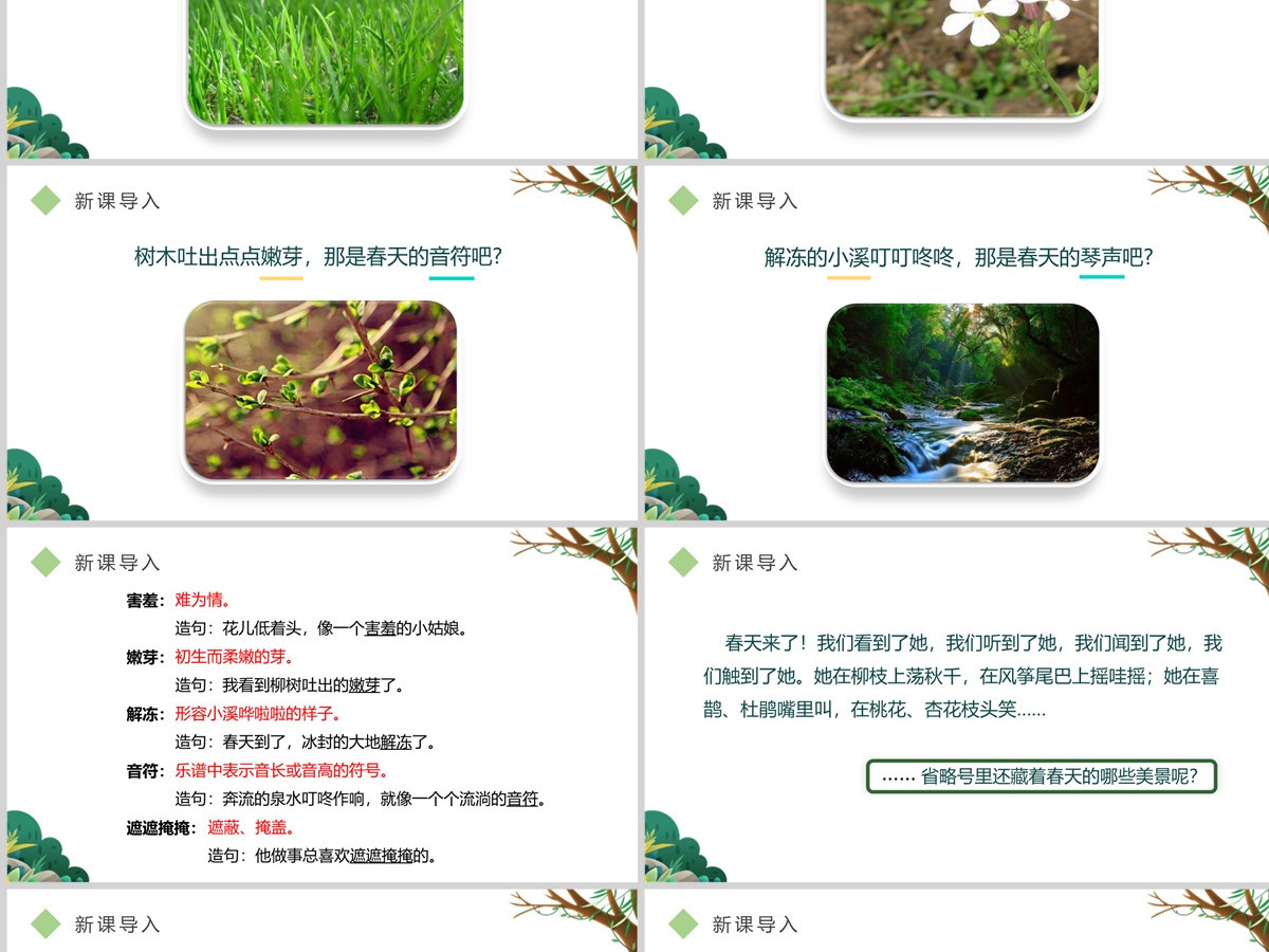 小学二年级语文下册找春天PPT课件(含教案) 小学二年级语文下册找春天PPT课件(含教案)