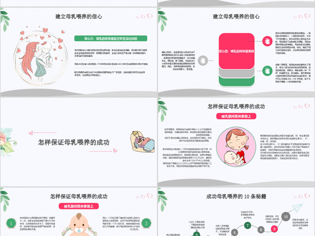 全国母乳喂养宣传日PPT 全国母乳喂养宣传日PPT