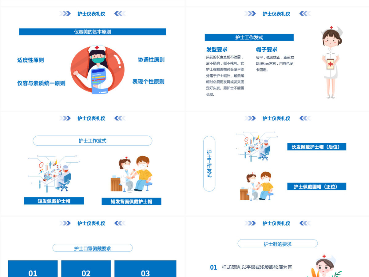 2022护士服务规范与礼仪培训卡通风医院护士护理礼仪培训课件模板PPT 2022护士服务规范与礼仪培训卡通风医院护士护理礼仪培训课件模板PPT