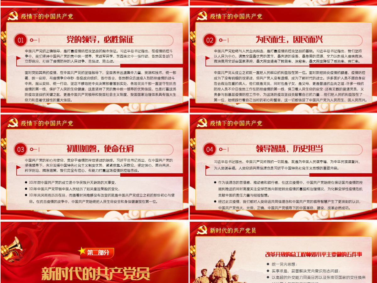 做新时代合格党员以优异成绩迎接党的二十大召开红色党政风党员干部学习辅导微党课课件PPT-含讲稿 做新时代合格党员以优异成绩迎接党的二十大召开红色党政风党员干部学习辅导微党课课件PPT-含讲稿