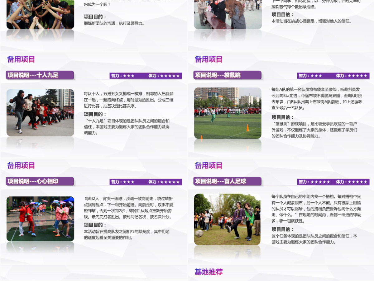 企业户外拓展团队合作活动策划PPT模板