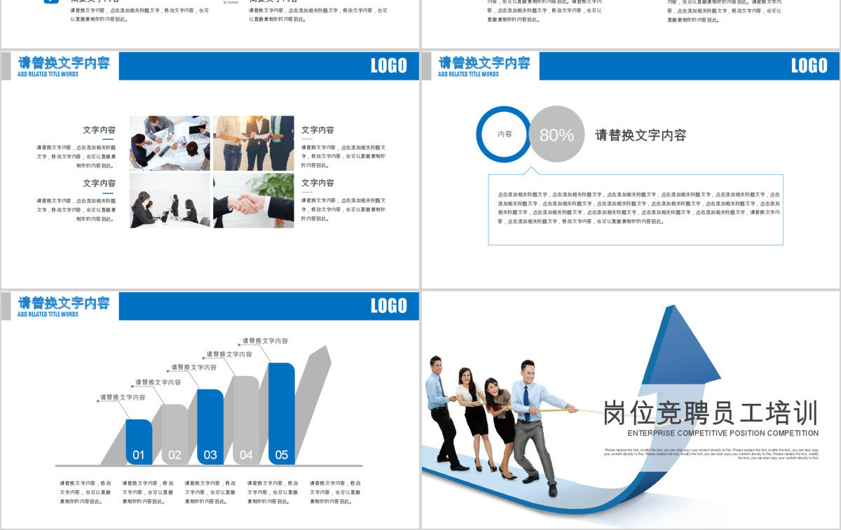 岗位竞聘员工培训述职报告ppt模板