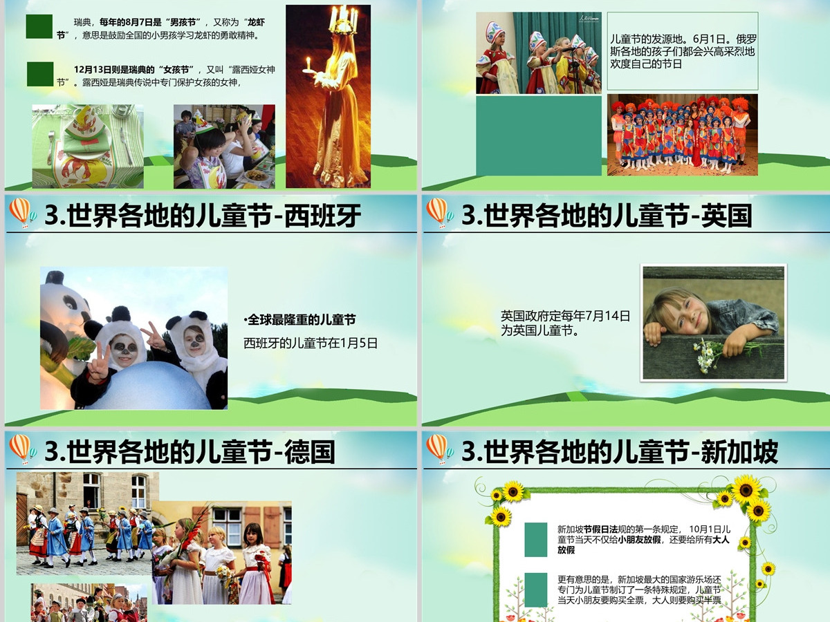 原创六一儿童节主题班会介绍由来习俗PPT-版权可商用 原创六一儿童节主题班会介绍由来习俗PPT-版权可商用