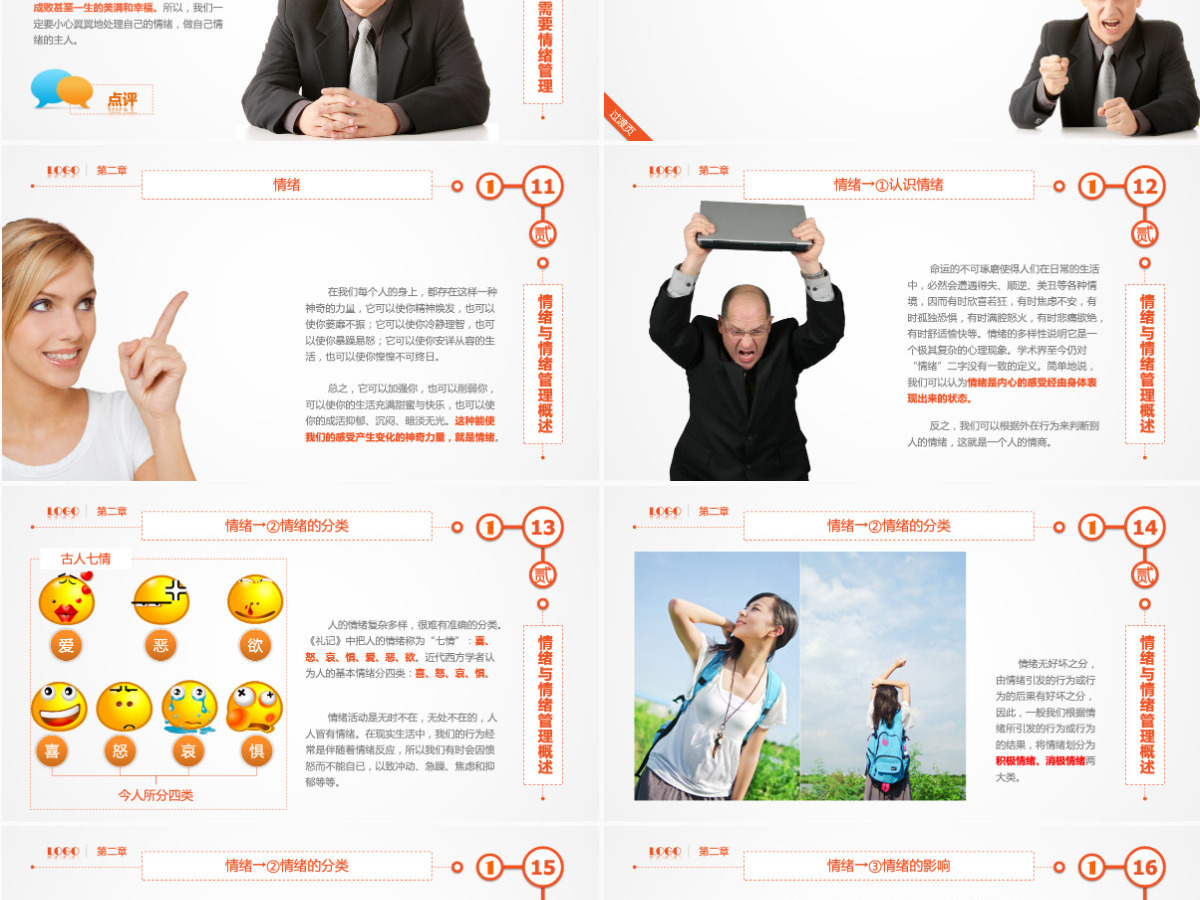 企业员工情绪管理培训指南PPT模板幻灯片 企业员工情绪管理培训指南PPT模板幻灯片