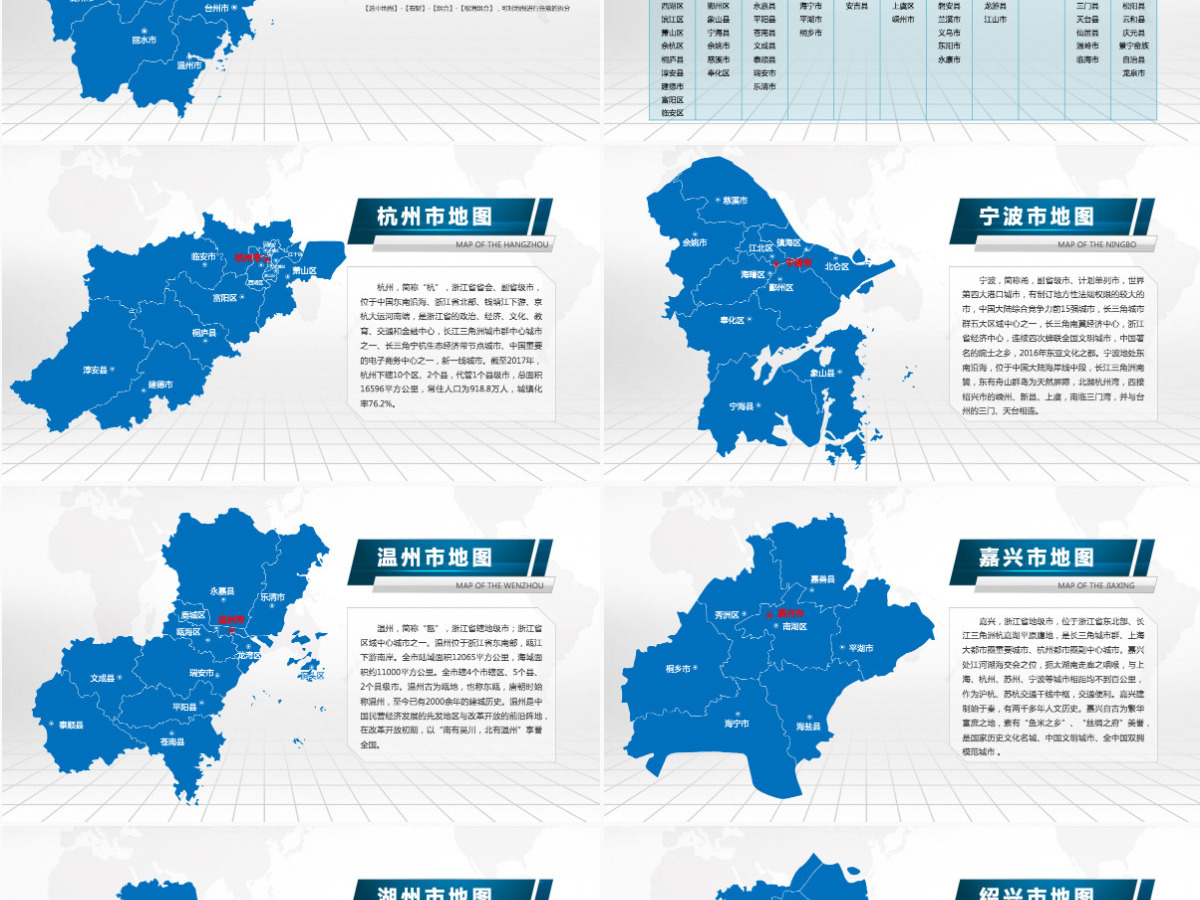 温州市地图PPT浙江省含区县可编辑可填充矢量分层地图PPT模板 温州市地图PPT浙江省含区县可编辑可填充矢量分层地图PPT模板