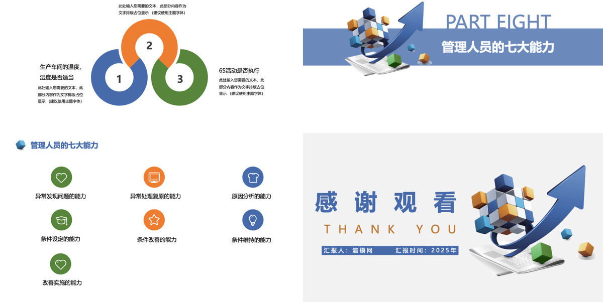 商务风企业公司现场管理培训课件通用PPT模板