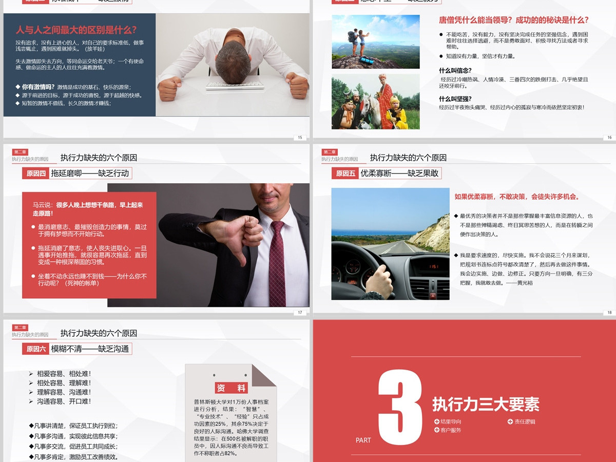 执行力提升团队精神企业文化员工培训PPT 执行力提升团队精神企业文化员工培训PPT